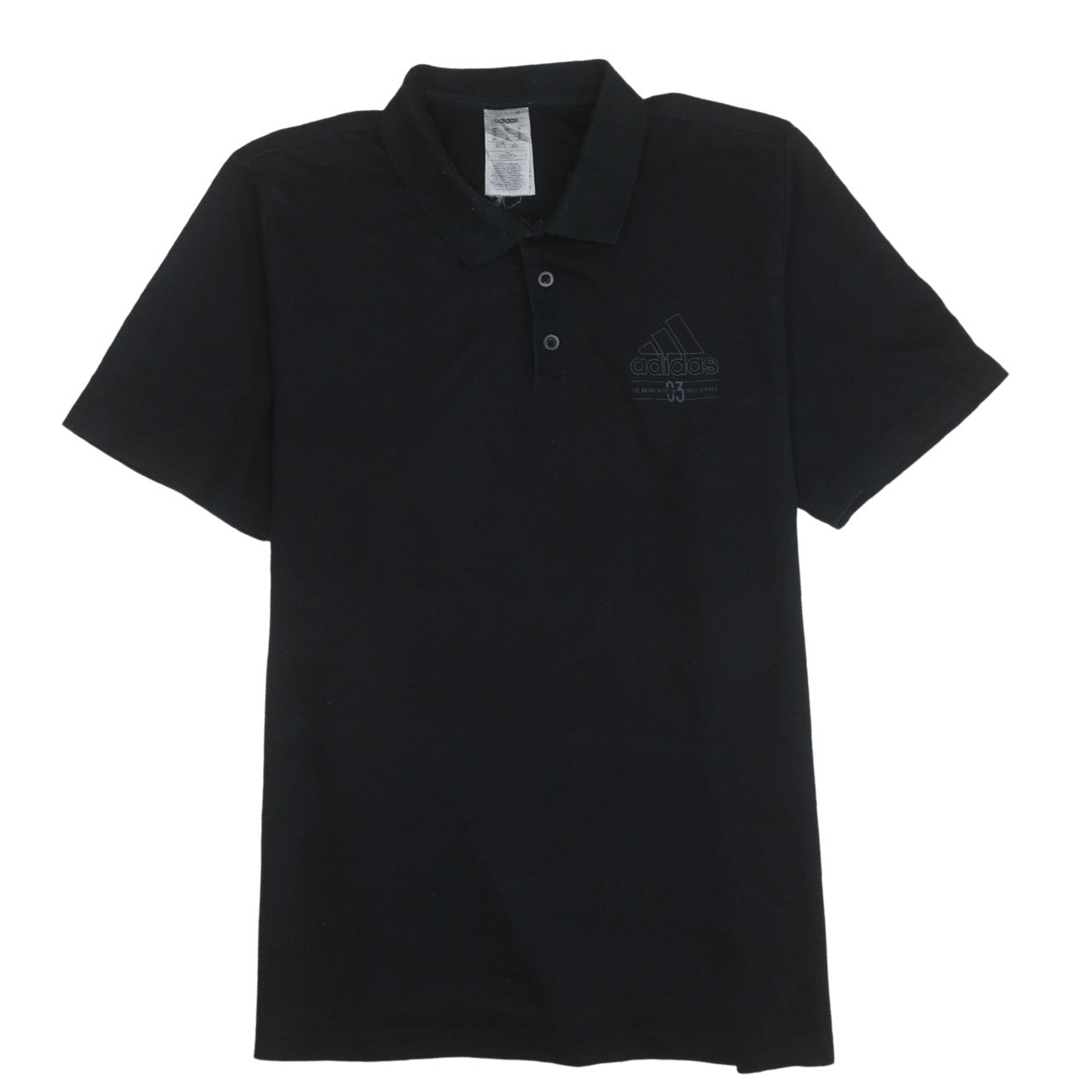 Adidas Men's Black XL Short Sleeve Polo Shirt Classic Fit
