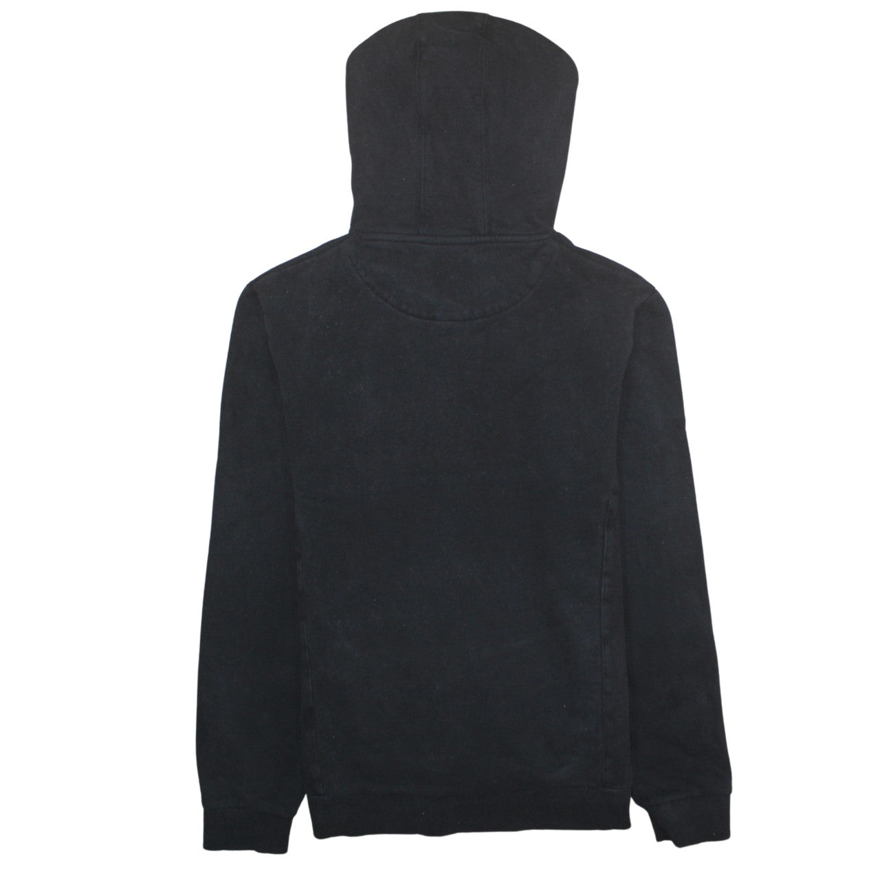 Lyle & Scott Mens Black Cotton Pullover Hoodie Size L Regular Fit