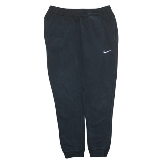 Nike Men's Black Jogger Sweatpants Medium Regular Fit Fleece Trousers