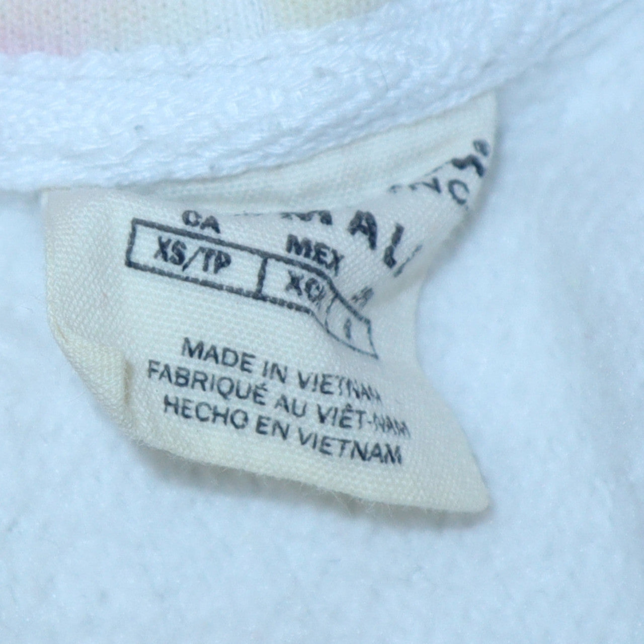 Champion Womens Pink Tie Dye Pullover Hoodie XS Cotton Blend