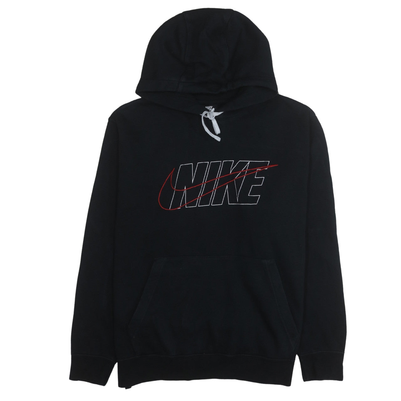Nike Men Black XL Pullover Hoodie Graphic Logo Sweatshirt