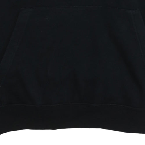 Nike Men Black XL Pullover Hoodie Graphic Logo Sweatshirt