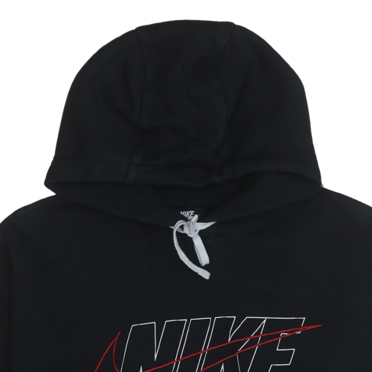 Nike Men Black XL Pullover Hoodie Graphic Logo Sweatshirt