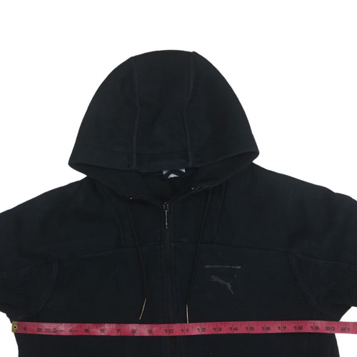 Puma Men's Black Full Zip Hoodie Size S Fleece Sportswear
