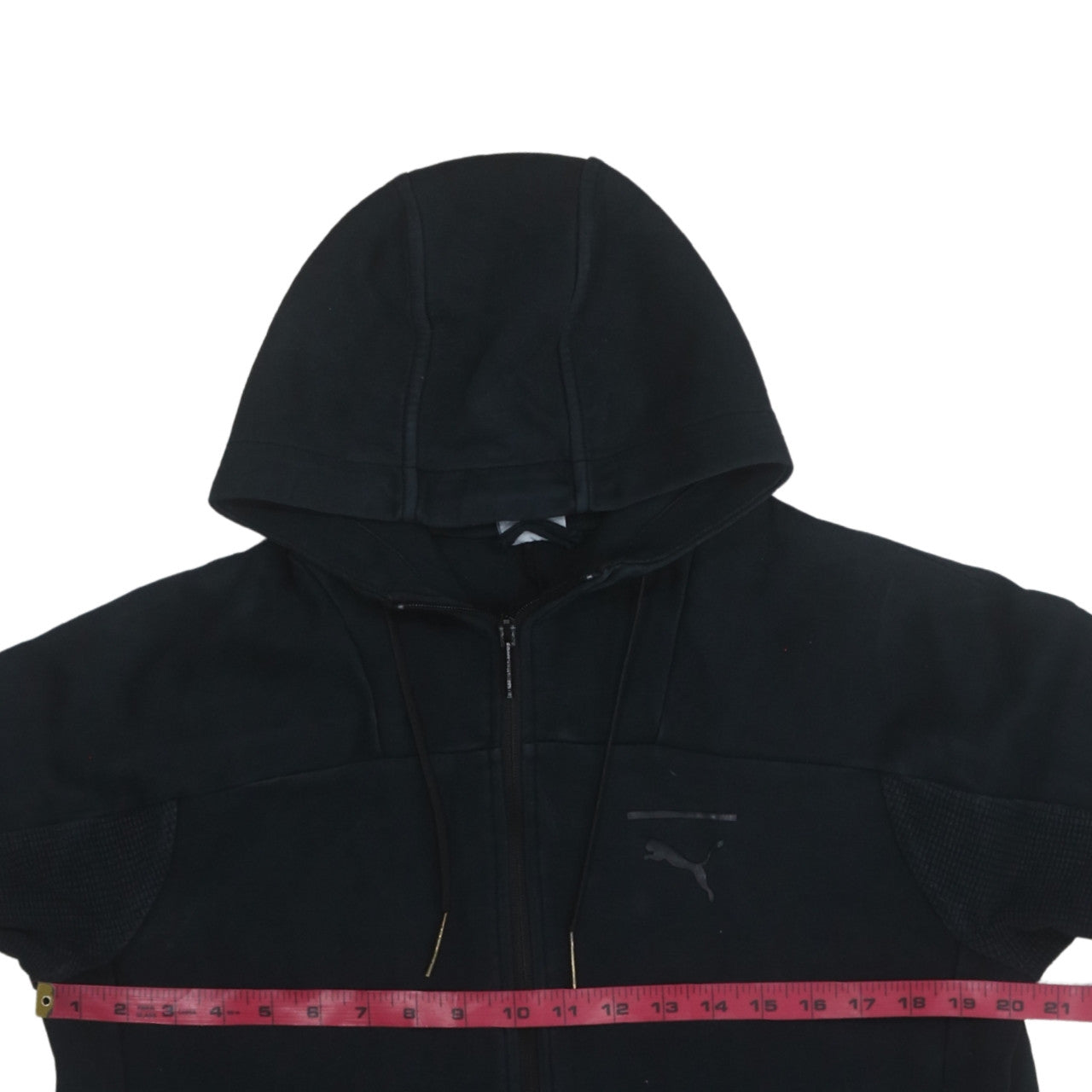 Puma Men's Black Full Zip Hoodie Size S Fleece Sportswear