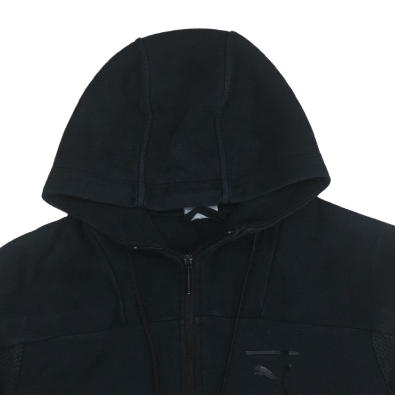 Puma Men's Black Full Zip Hoodie Size S Fleece Sportswear