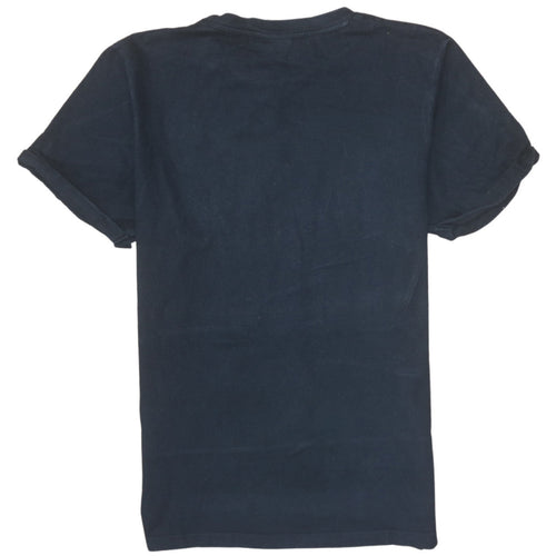 Ellesse Womens Black Colourblock Logo T-Shirt Size 10