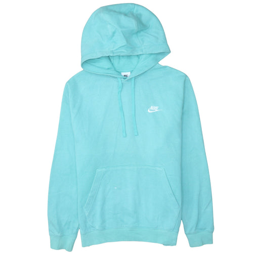 Nike Men's Blue Pullover Hoodie Size S Regular Fit Sports Style