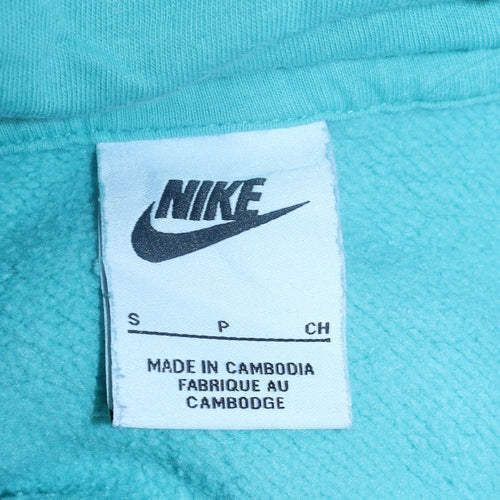 Nike Men's Blue Pullover Hoodie Size S Regular Fit Sports Style