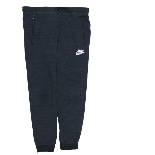 Nike Men's Black Jogger Sweatpants Size M French Terry Tapered Fit