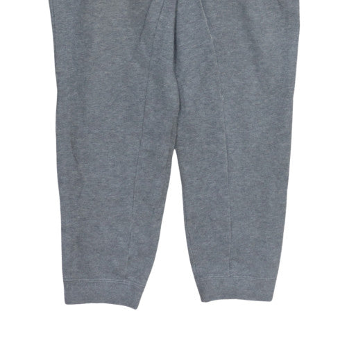 Nike Men's Grey Jogger Fleece Trousers M Regular Fit Drawstring