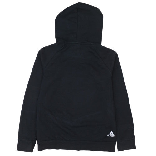 Adidas Women's Black XS Pullover Hoodie with Logo Print