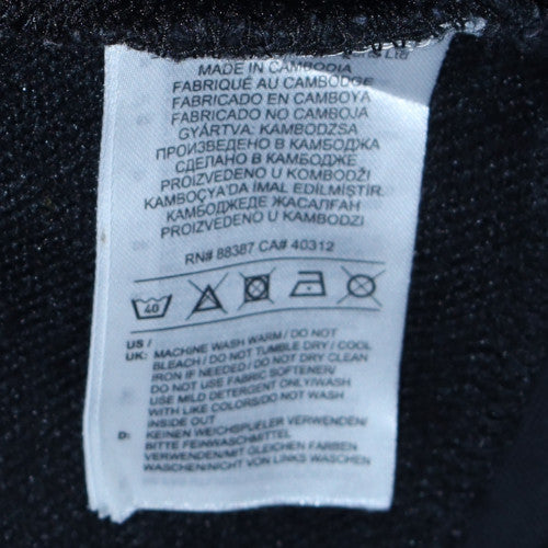 Adidas Women's Black XS Pullover Hoodie with Logo Print