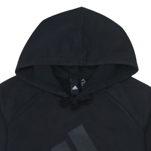 Adidas Women's Black XS Pullover Hoodie with Logo Print