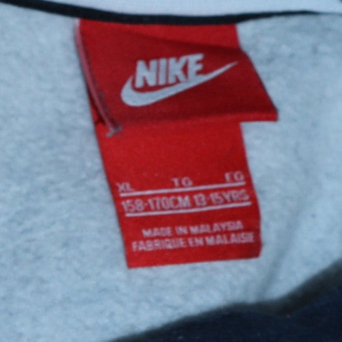 Nike Boys Blue Pullover Sweatshirt 13-15 Years Regular Fit Fleece
