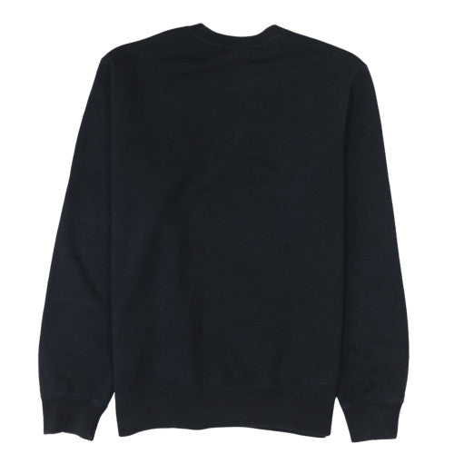 Champion Men's Black Logo Crew Neck Pullover Sweatshirt Size L