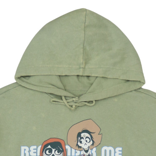 Disney Women’s Green Hoodie Pullover Medium Coco Remember Me