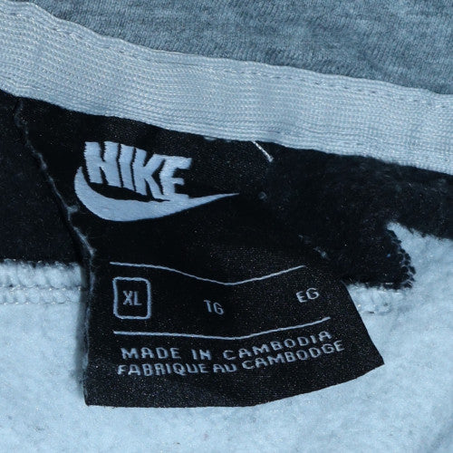 Nike Womens Grey Colourblock Pullover Hoodie XL