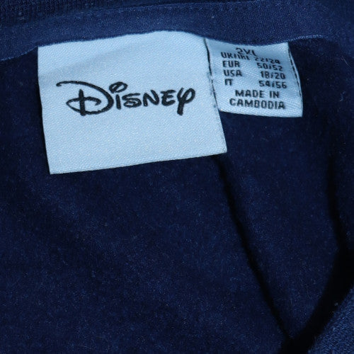 Disney Women’s Navy Eeyore Sweatshirt 2XL Pullover Cotton Blend