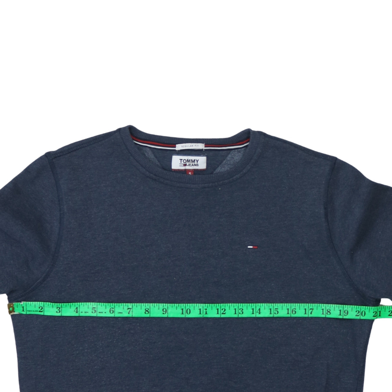 Tommy Jeans Men’s Blue Crew Neck Pullover Sweatshirt Size S