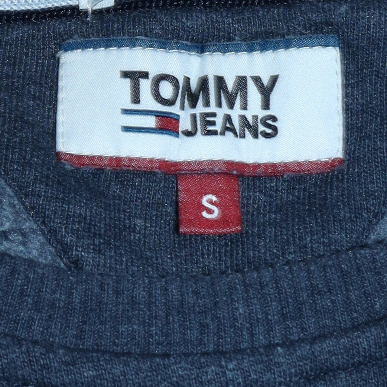 Tommy Jeans Men’s Blue Crew Neck Pullover Sweatshirt Size S