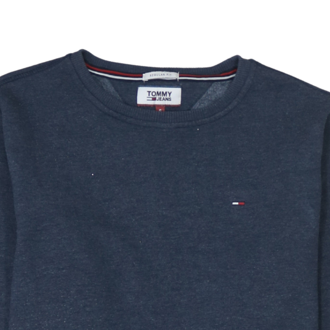 Tommy Jeans Men’s Blue Crew Neck Pullover Sweatshirt Size S