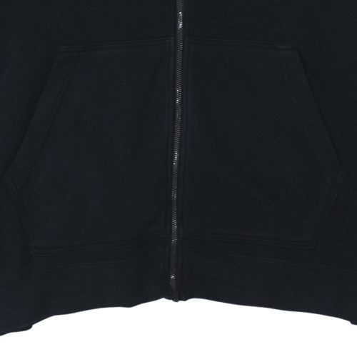 Nike Women's Black Full Zip Hoodie XL Cotton Blend Casual