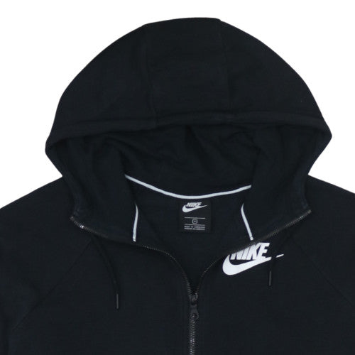 Nike Women's Black Full Zip Hoodie XL Cotton Blend Casual