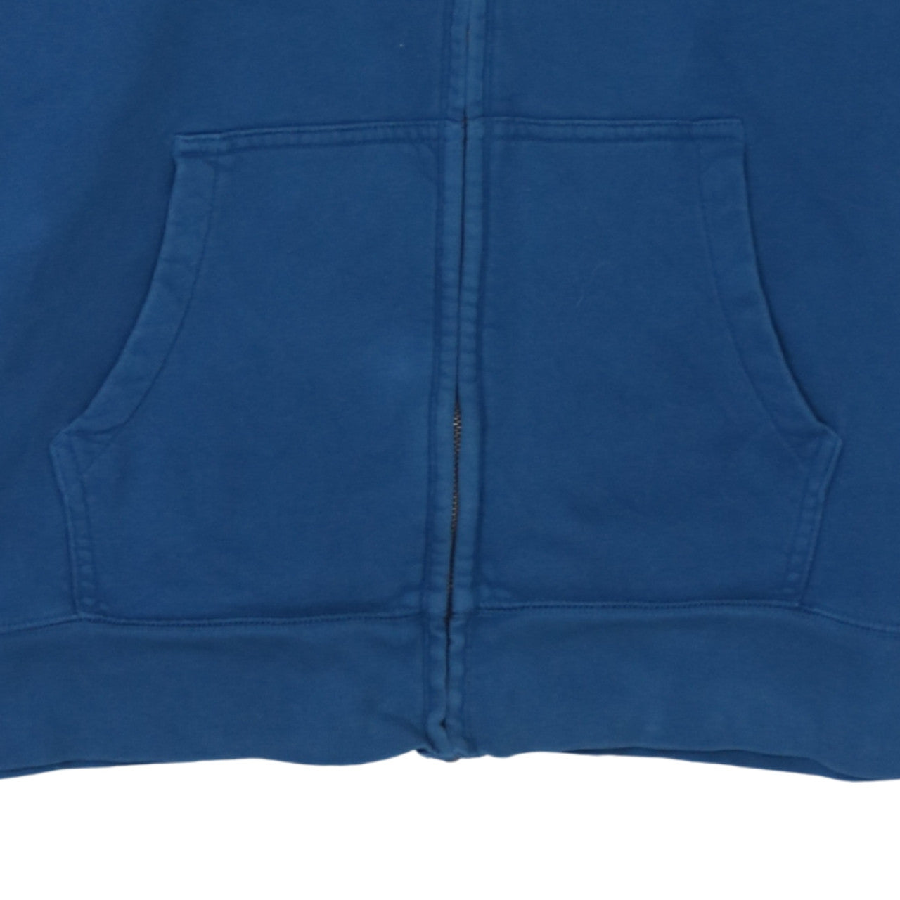 GAP Men's Blue Full Zip Hoodie XL Logo Fleece Sweatshirt
