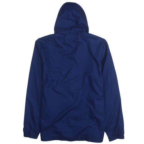 Adidas Men's Blue Hooded Windbreaker Jacket Size M