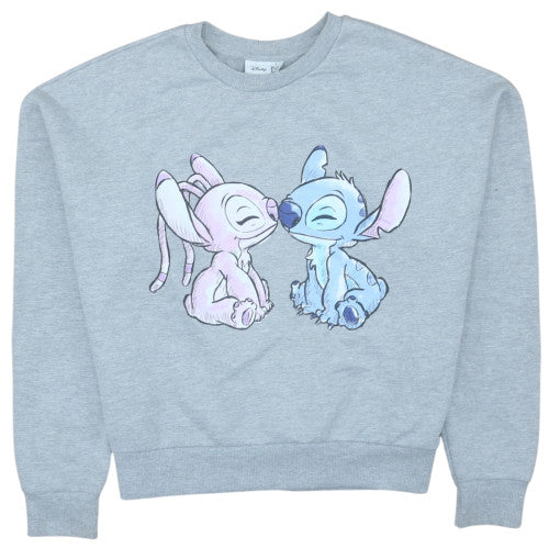 Disney Women Grey Stitch & Angel Sweatshirt UK 10/12 Pullover