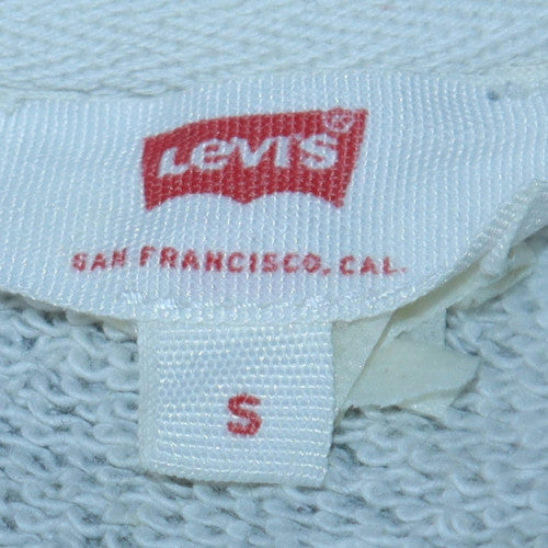 Levi's Men's Grey Logo Crew Neck Sweatshirt Size S