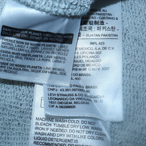 Levi's Men's Grey Logo Crew Neck Sweatshirt Size S