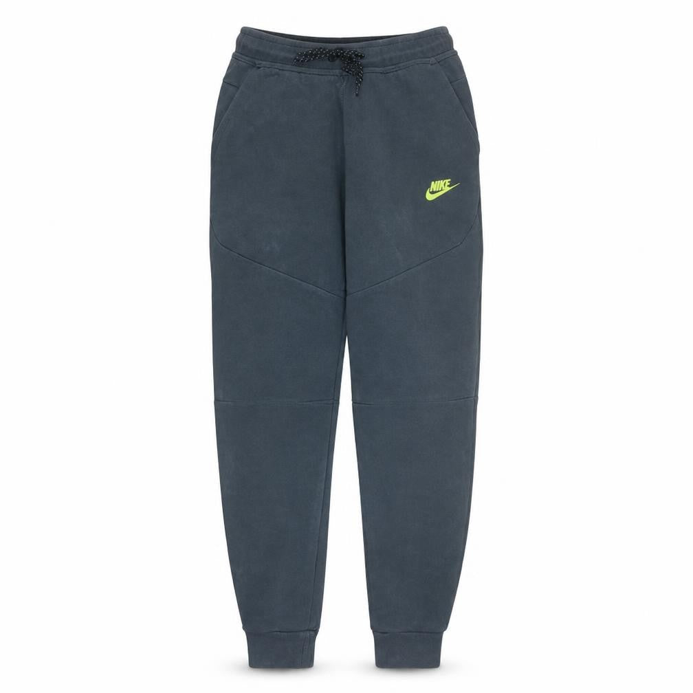 Front view of Nike Men's Black Jogger Sweatpants XS Cotton Blend Drawstring