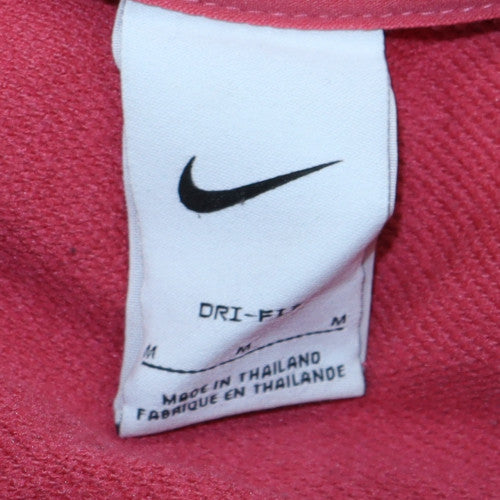 Nike Womens Pink Dri-Fit Crew Neck Pullover Sweatshirt Size M