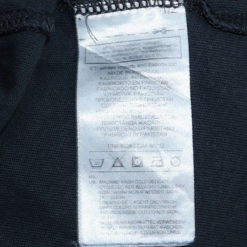 Adidas Men's Black Crew Neck Short Sleeve 3-Stripes T-Shirt Size L