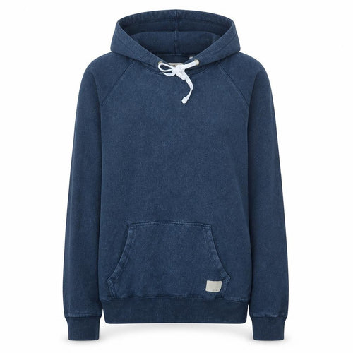 Jack Wills Womens Blue Pullover Hoodie UK 12 Cotton Blend Casual