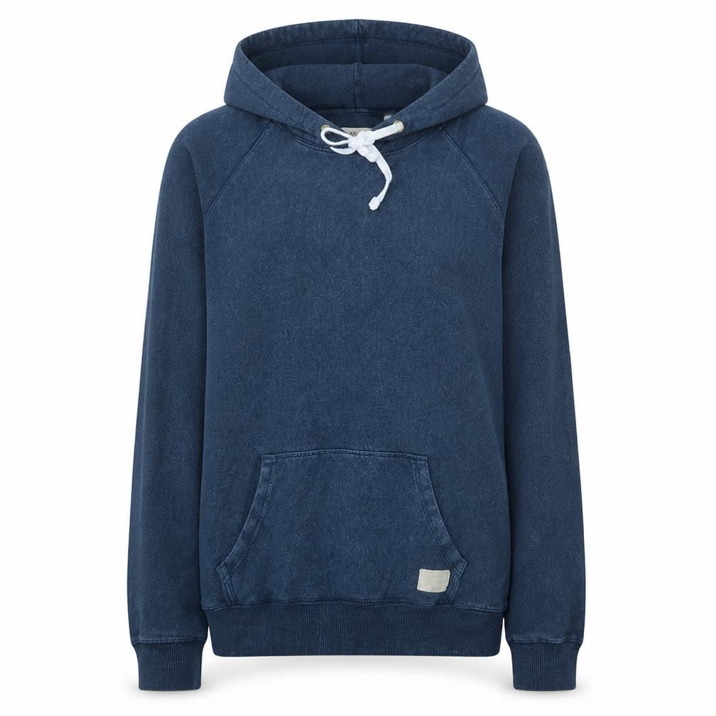 Jack Wills Womens Blue Pullover Hoodie UK 12 Cotton Blend Casual