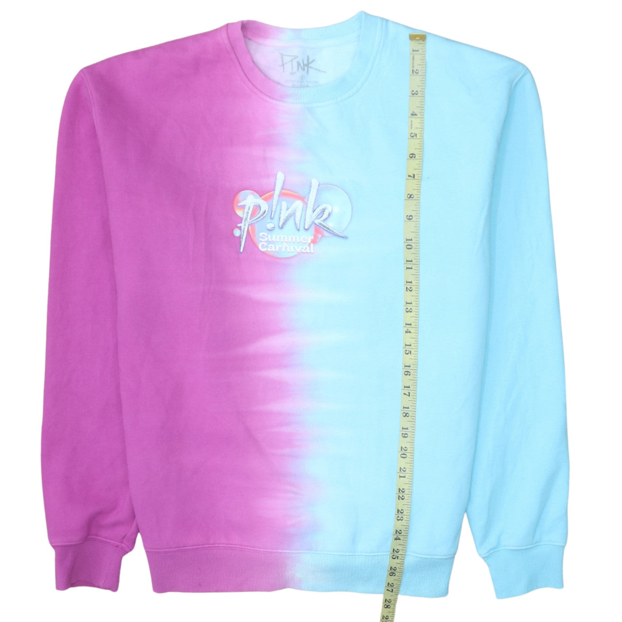 P!NK Women's Multicoloured Pullover Sweatshirt Medium Cotton Blend