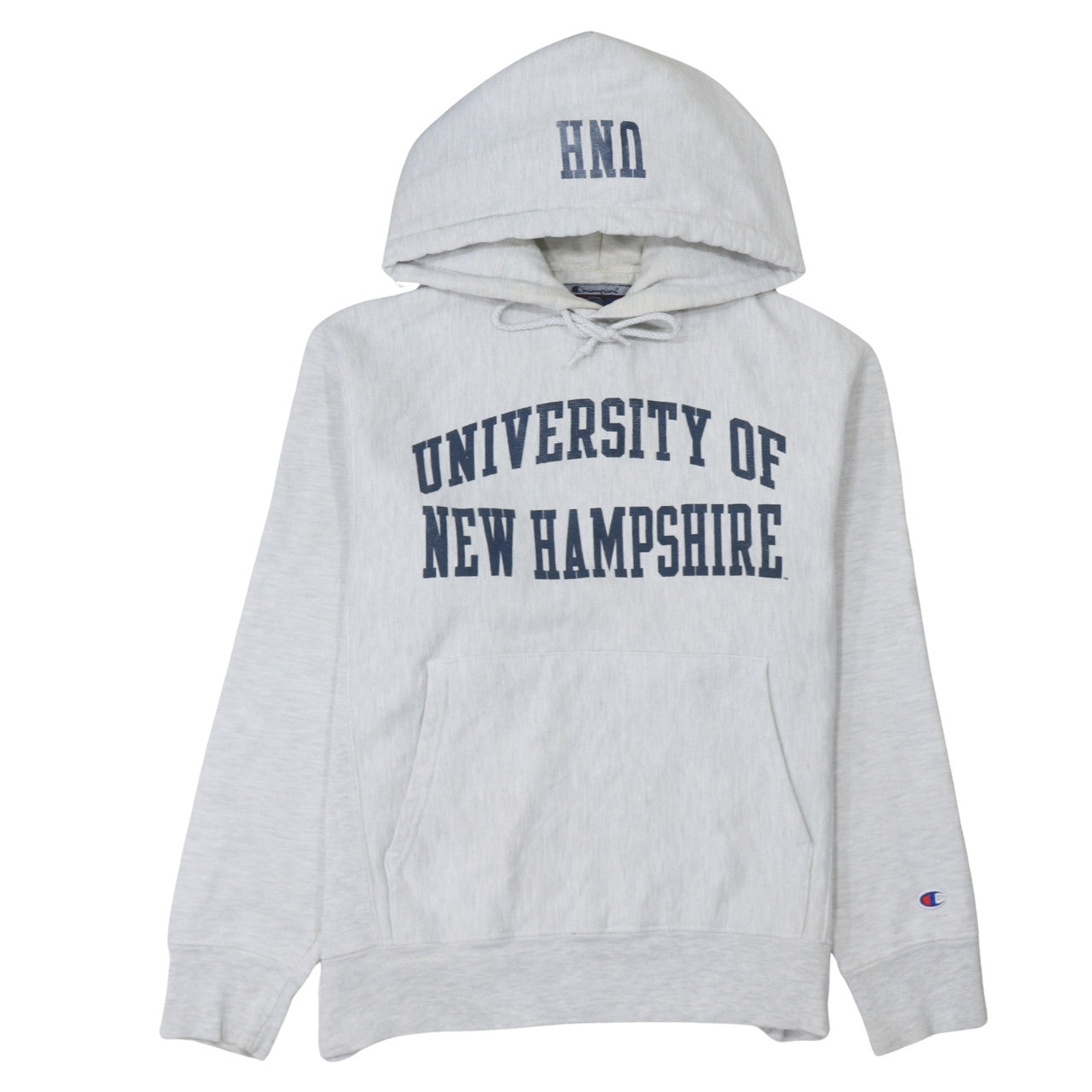 Champion Womens Grey University of New Hampshire Pullover Hoodie Size S