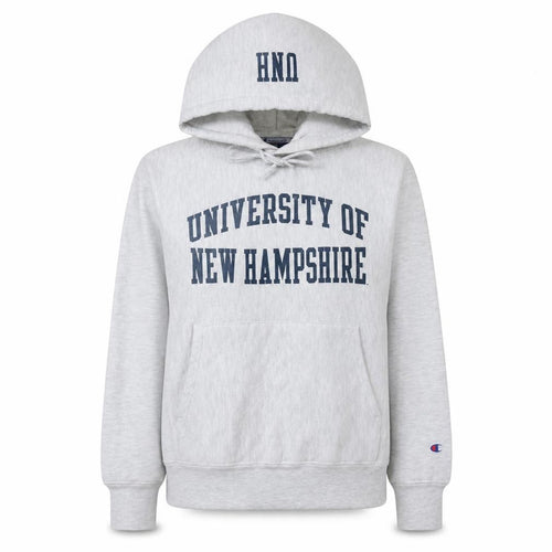 Champion Womens Grey University of New Hampshire Pullover Hoodie Size S