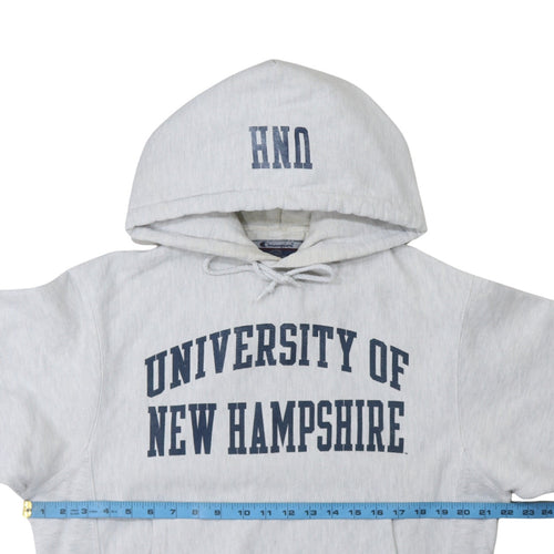 Champion Womens Grey University of New Hampshire Pullover Hoodie Size S
