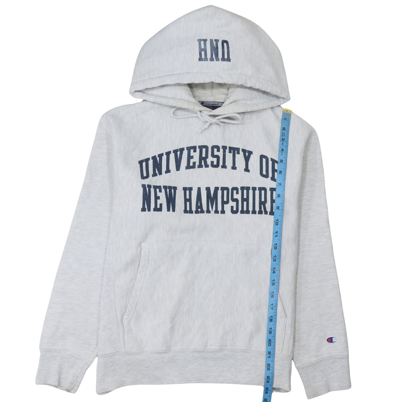 Champion Womens Grey University of New Hampshire Pullover Hoodie Size S