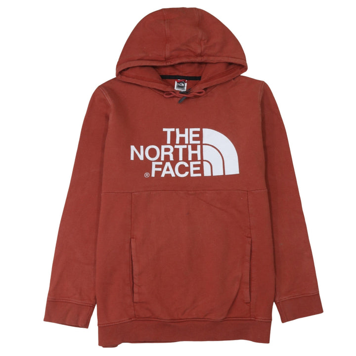 The North Face Womens Rust Red Hoodie XL Cotton Pullover Casual