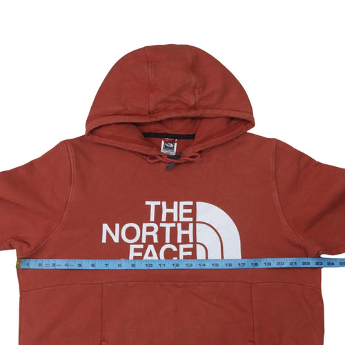 The North Face Womens Rust Red Hoodie XL Cotton Pullover Casual