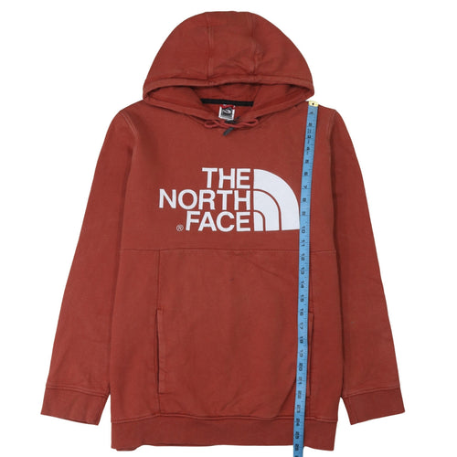 The North Face Womens Rust Red Hoodie XL Cotton Pullover Casual
