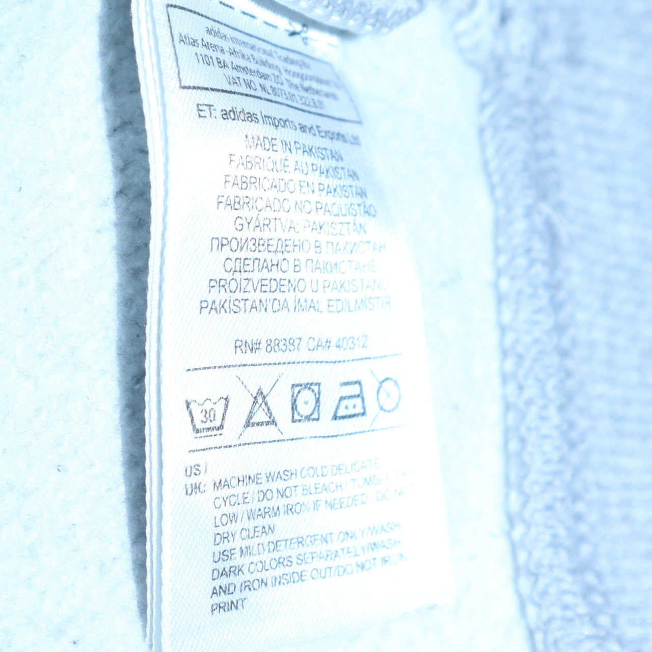 Adidas Men's Grey Pullover Logo Sweatshirt Size M