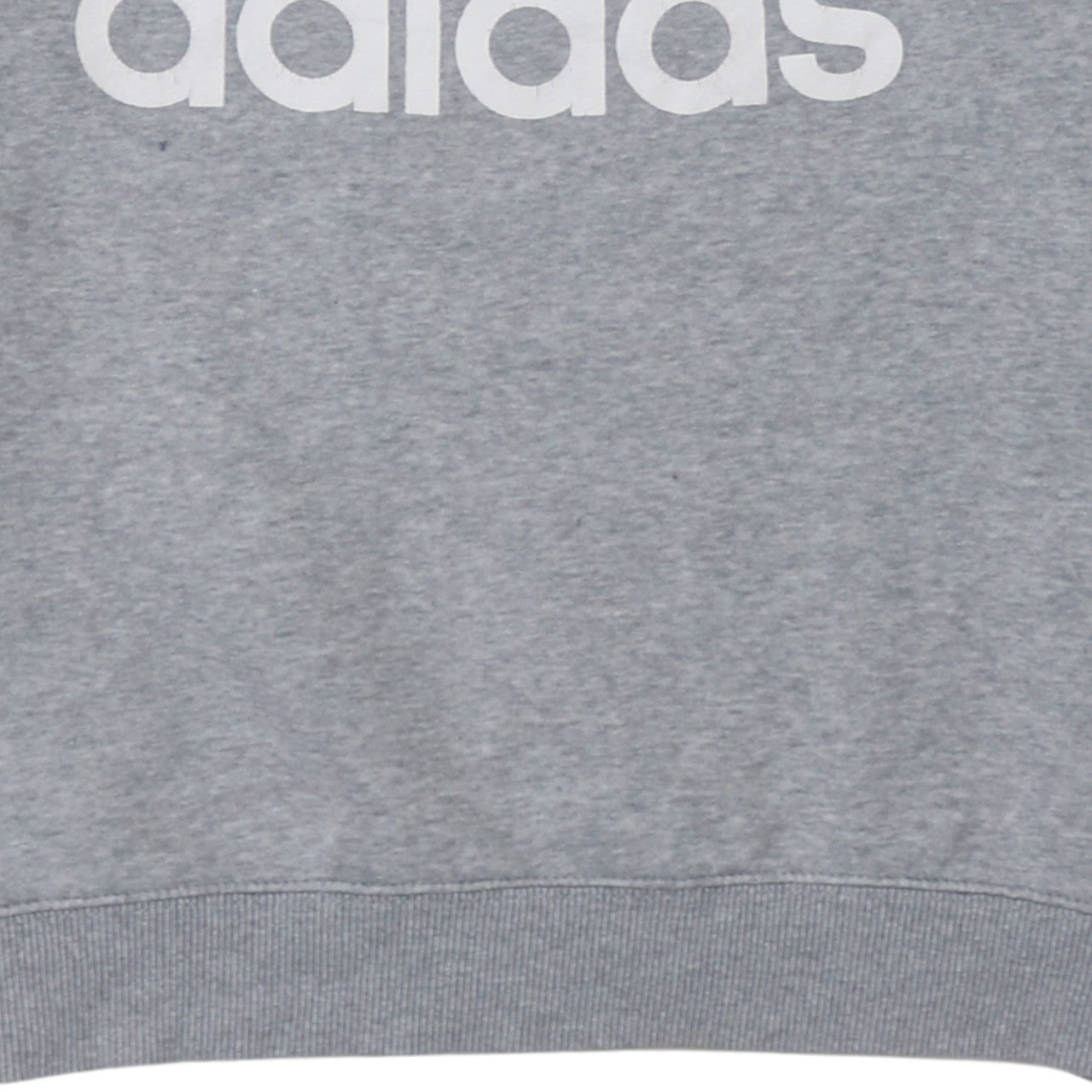Adidas Men's Grey Pullover Logo Sweatshirt Size M