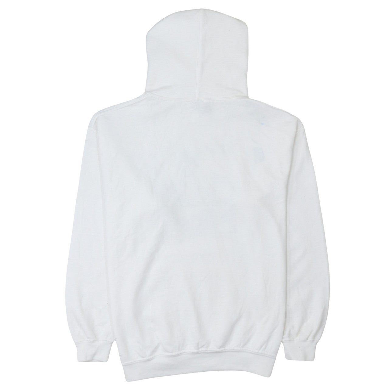 Gildan Men's White Neon Genesis Evangelion Anime Hoodie Medium