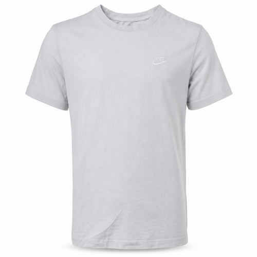 Nike Men's Grey Regular Fit Cotton Crew Neck T-Shirt Size M